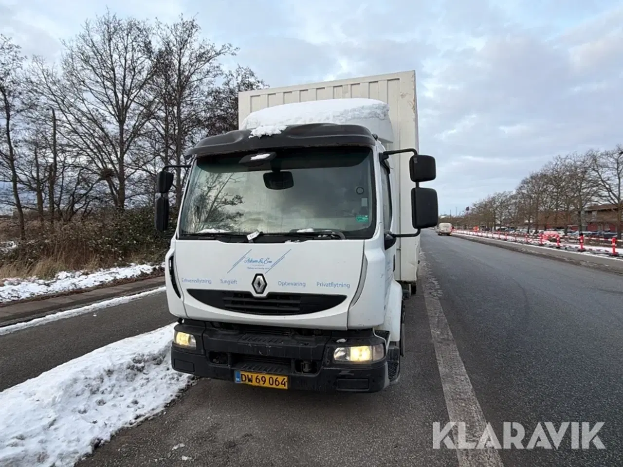 Billede 1 - Lastbil Renault Midlum med lift og skiftelads container