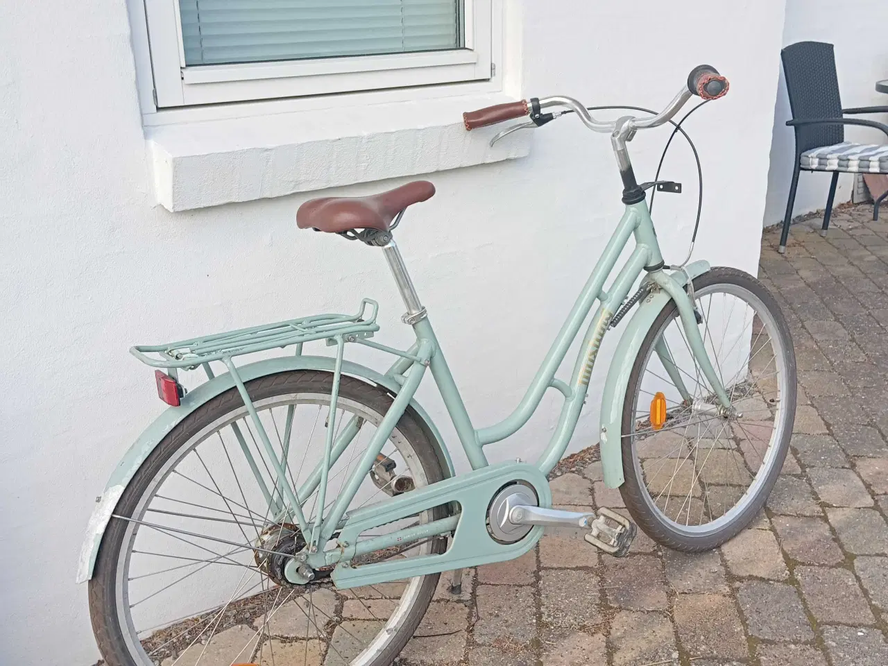 Billede 2 - Fin Mustang Pige cykel med 7 indvendig gear.