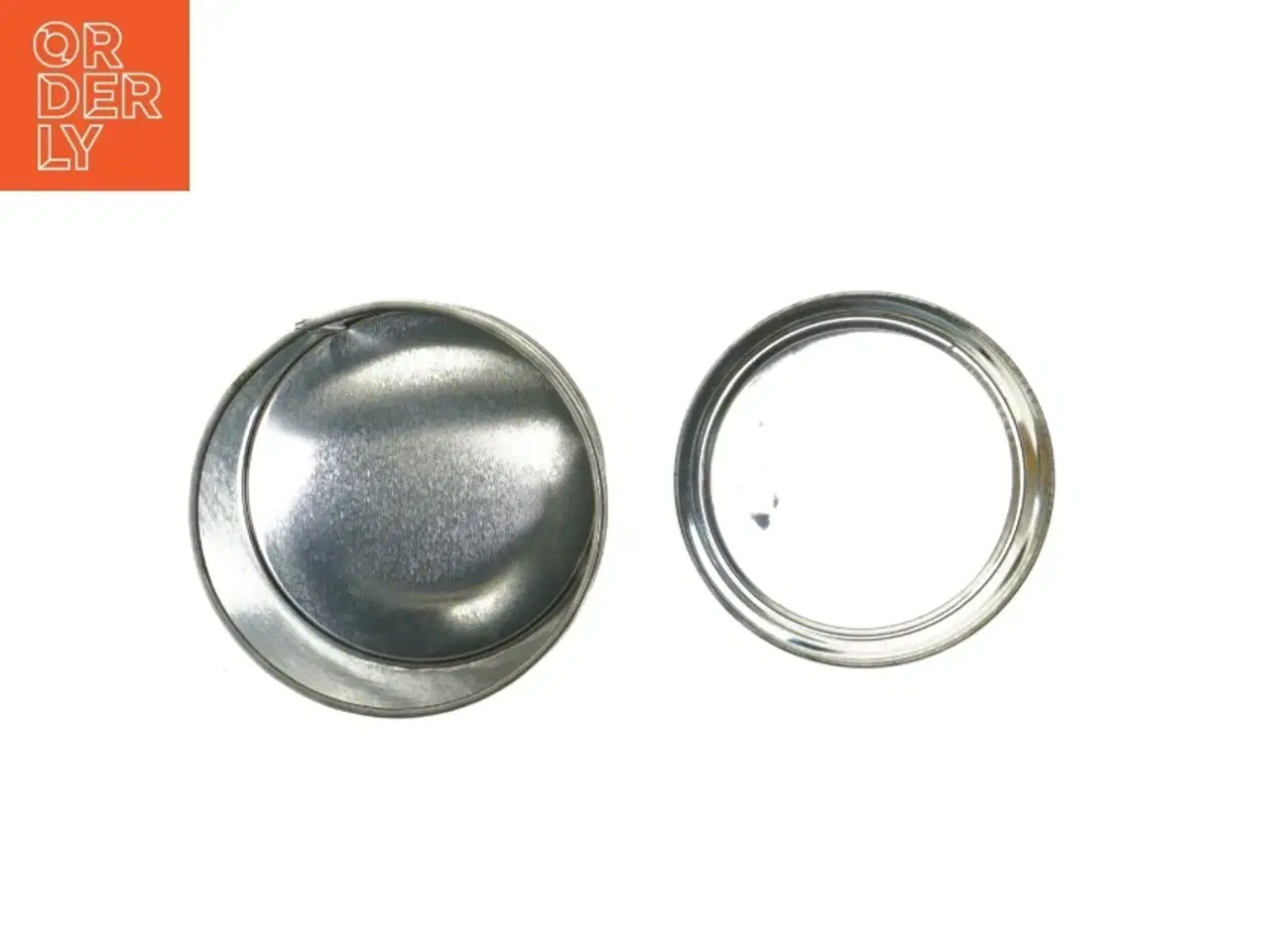 Billede 5 - Retro kaffedåse med kvinde motiv (str. Ø 11 cm længde 20 cm)