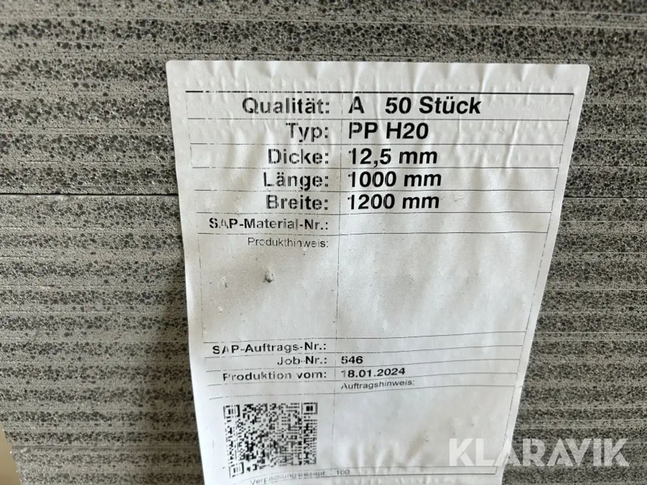 Billede 3 - Byggeplader H2O Powerpanel 50 styk