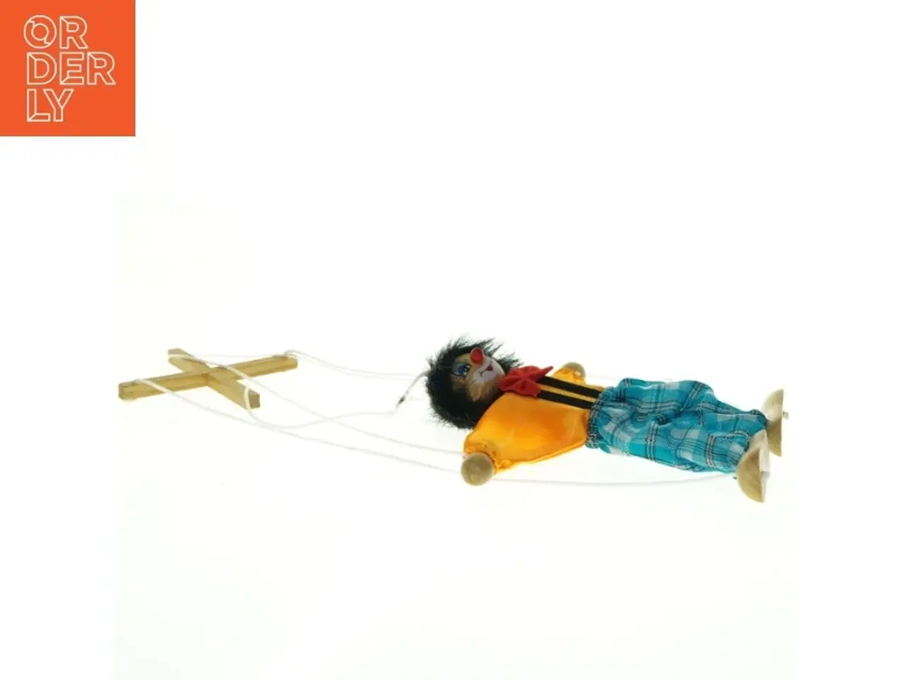 Billede 3 - Marionetdukke med tilhørende kasse (str. Længde af dukke. 20 cm)