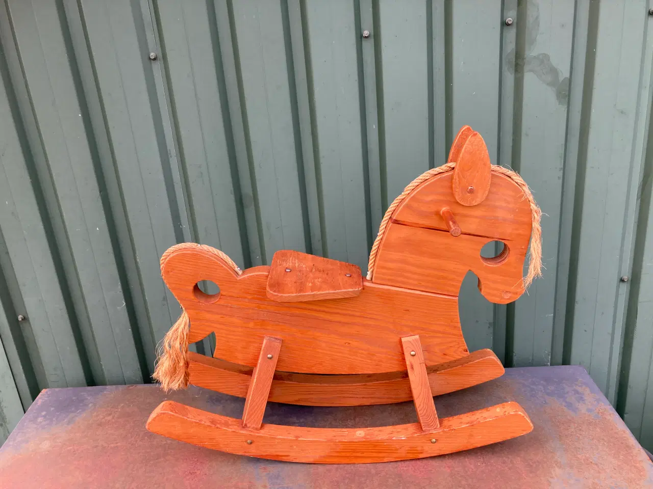 Billede 6 - Gyngehest træ