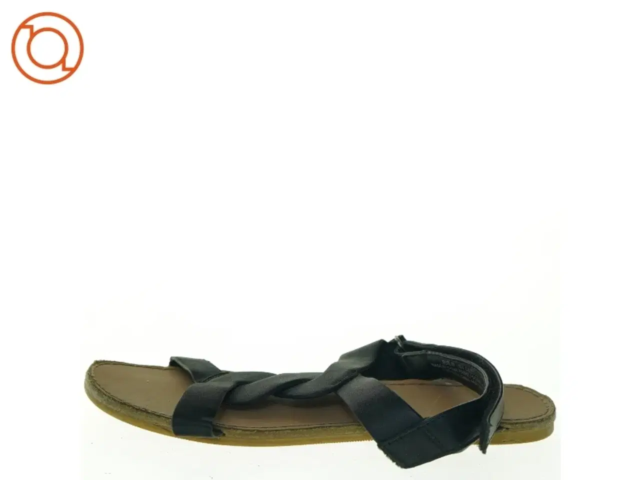 Billede 2 - Sorte flade sandaler (str. 36)