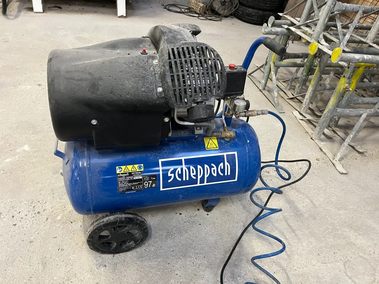 Billede 2 - Scheppach kompresser 50 liter 3.0 Hp 