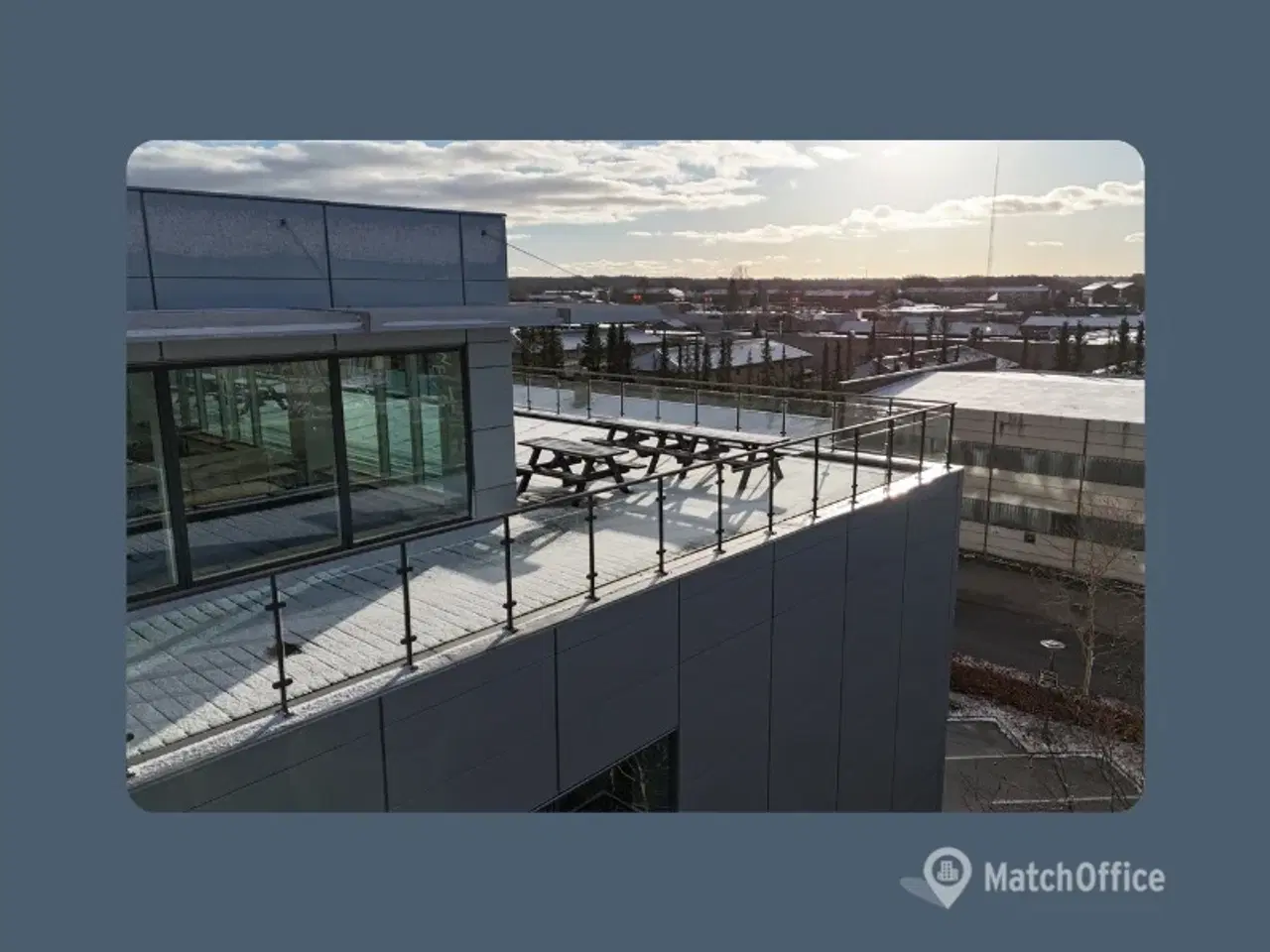 Billede 9 - Nyistandsat kontor med adgang til tagterrasse