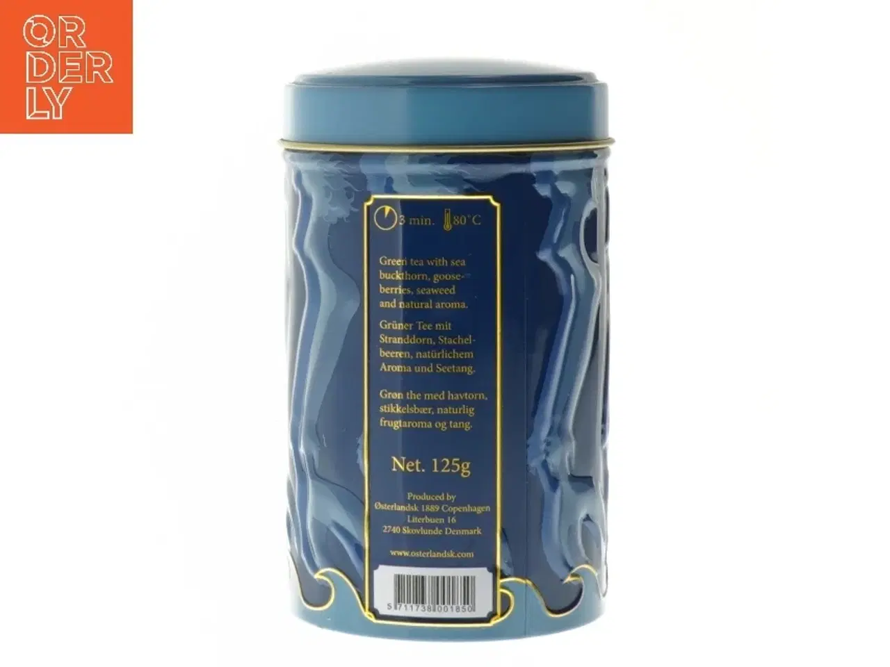 Billede 3 - Østerlandsk Mermaid te dåse fra Østerlandsk (str. Ø 8,5 cm længde 14,5 cm)