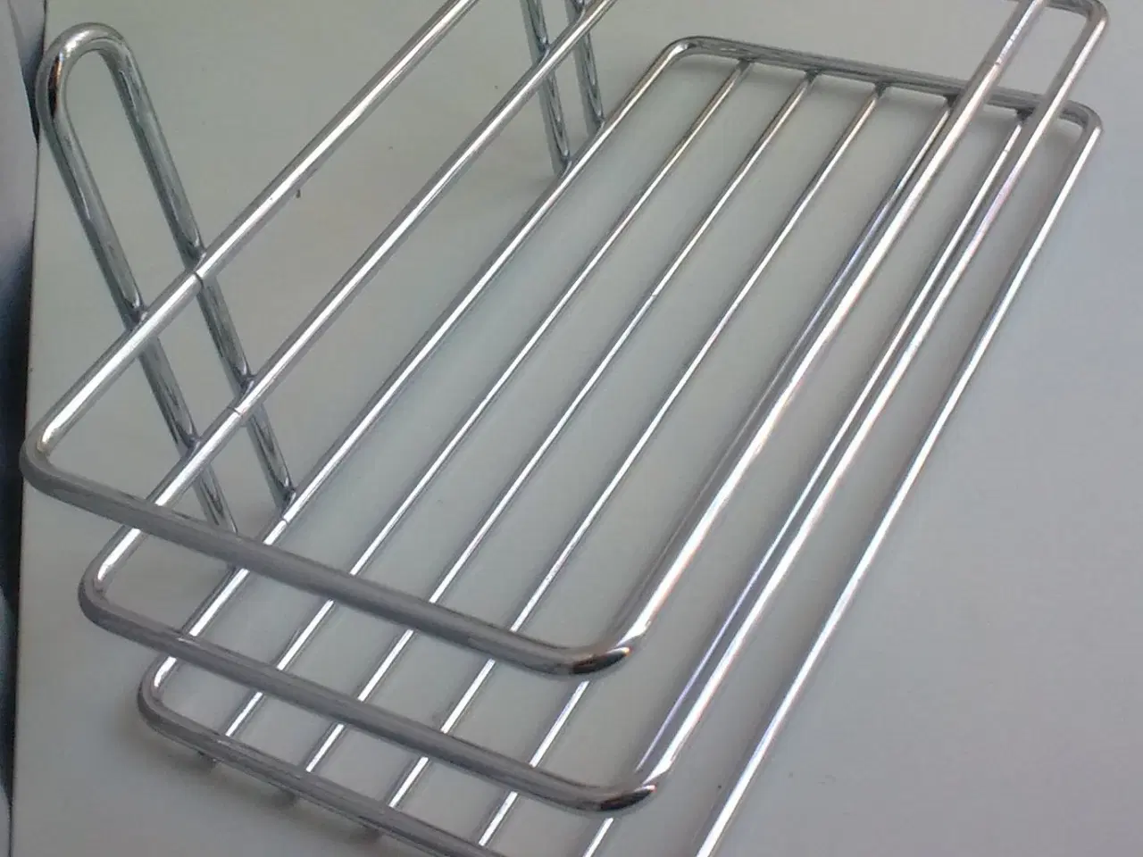 Billede 3 - String krom helblank stål hylde