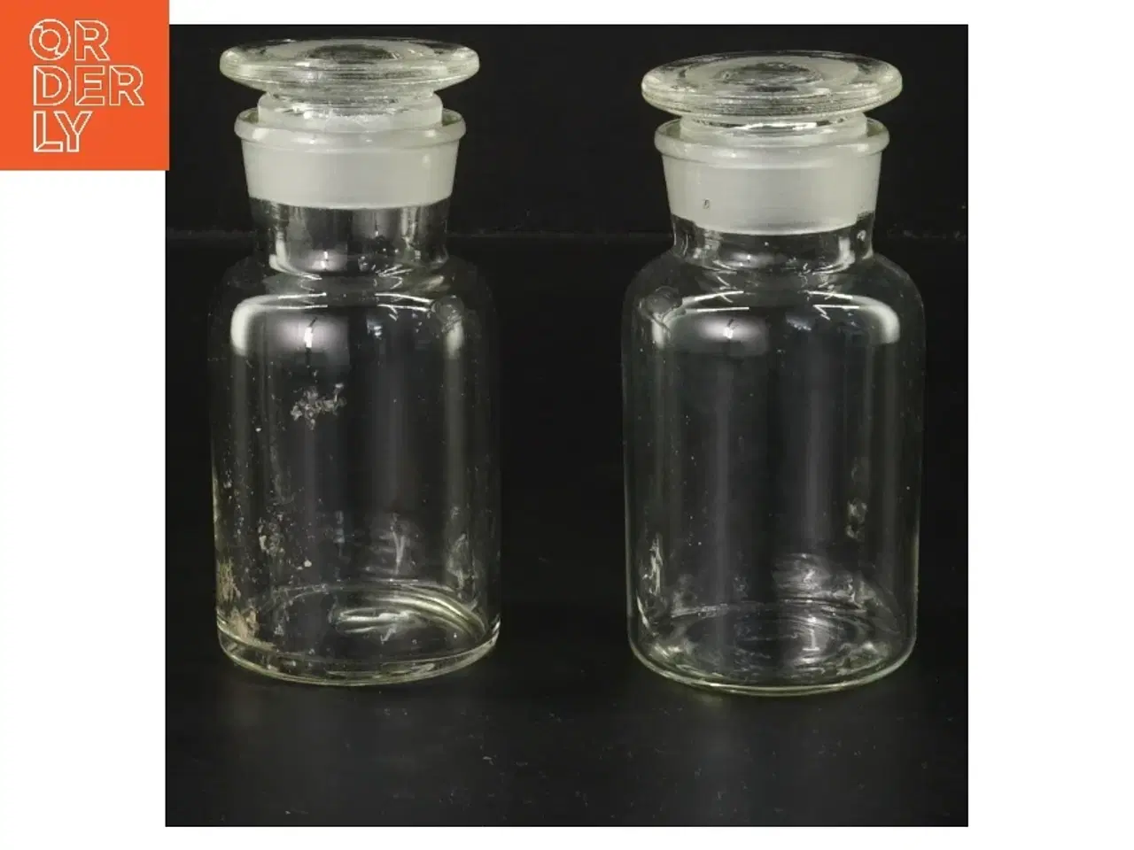 Billede 1 - Glasflasker med låg (str. 11,5 cm)