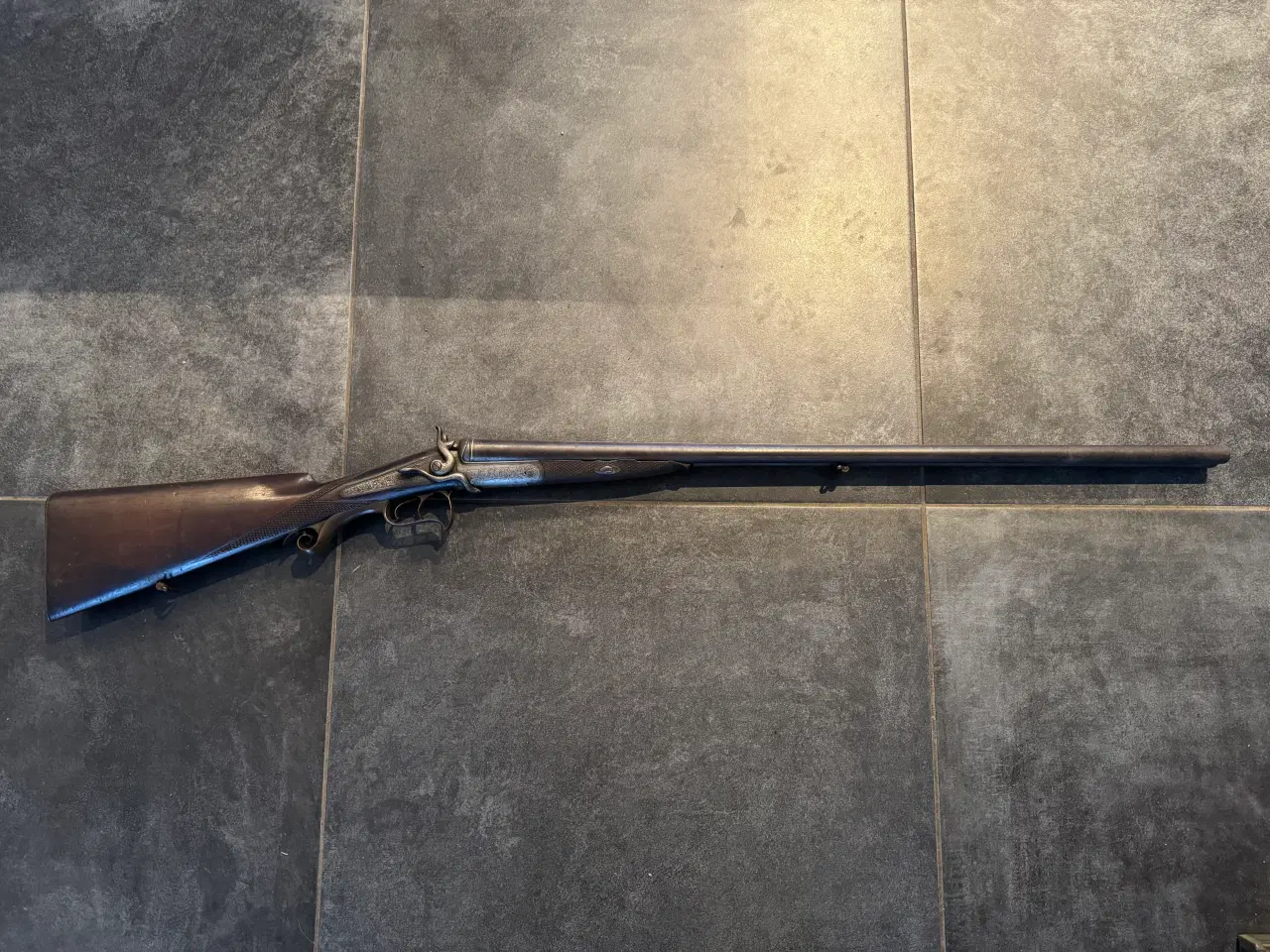 Billede 1 - Hanegevær belgisk cal 16 med sidelukke