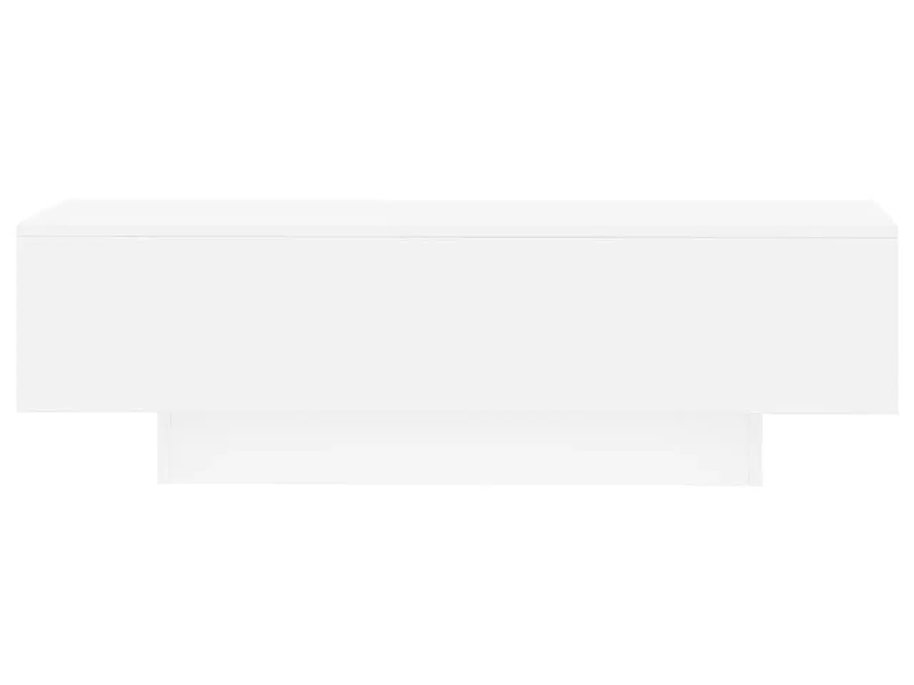 Billede 4 - Sofabord 100x49,5x31 cm konstrueret træ hvid