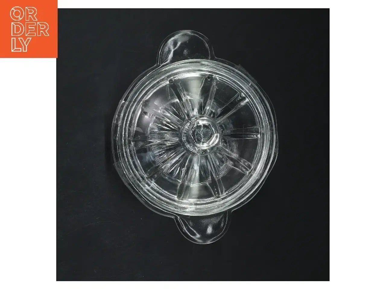 Billede 2 - Rund glaskrukke med låg (str. Ø 12 cm)