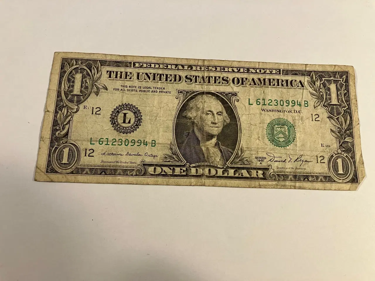 Billede 1 - One Dollar USA 1981A