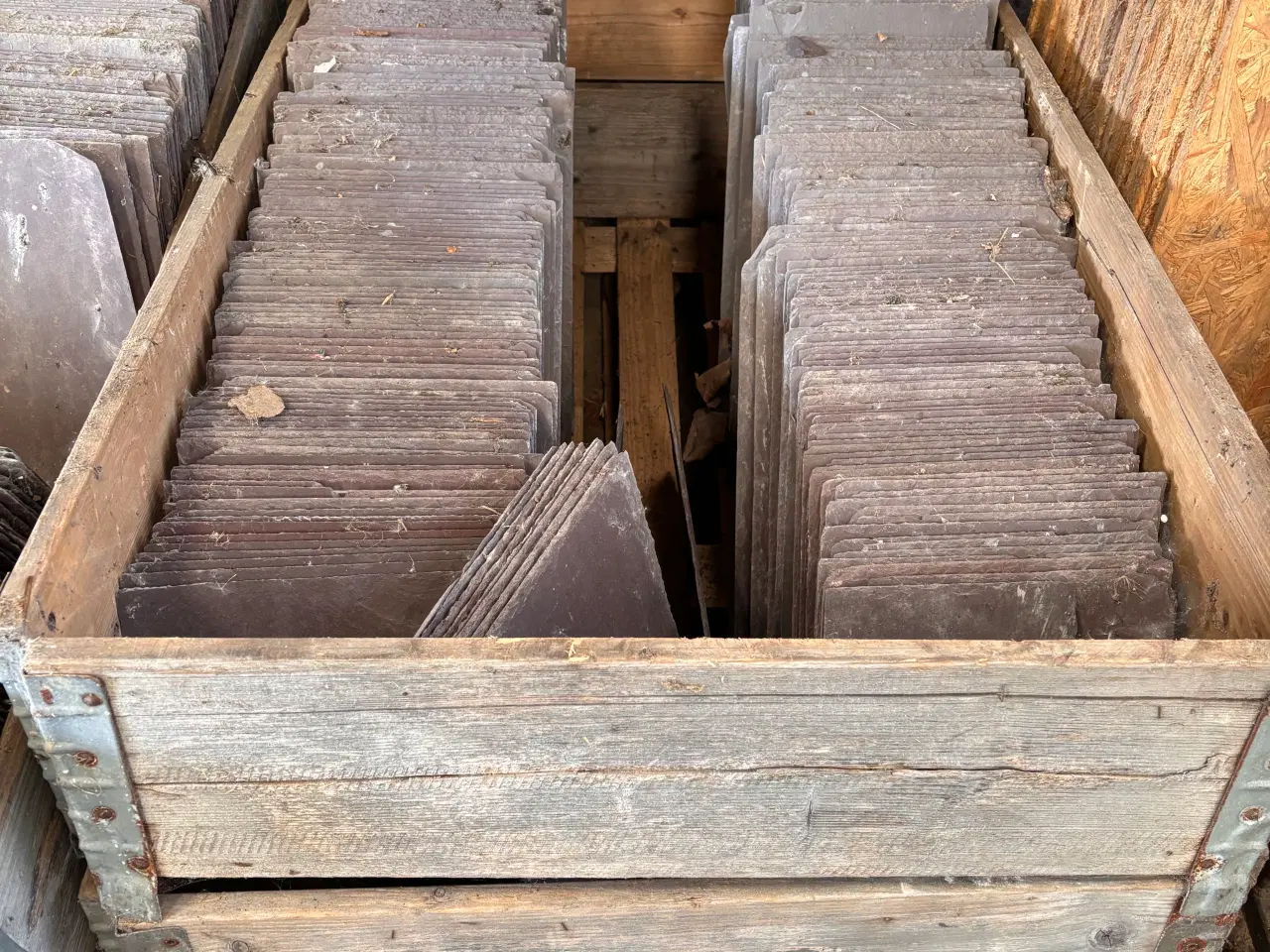 Billede 3 - Skiffer plader til tag og facade 1100 stk. 