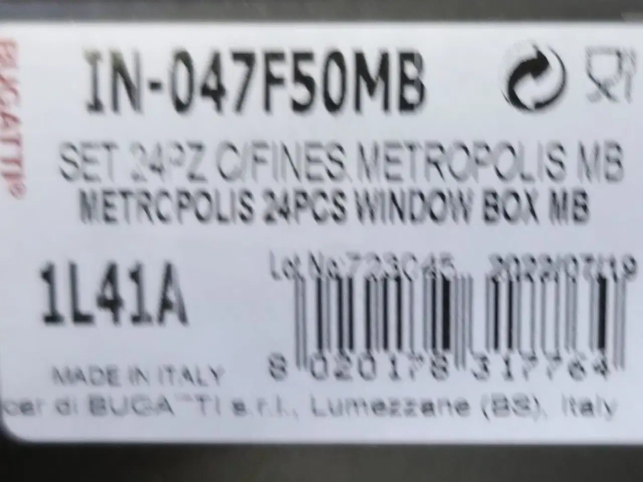Billede 2 - Bestiksæt 24 dele BUGATTI METROPOLIS