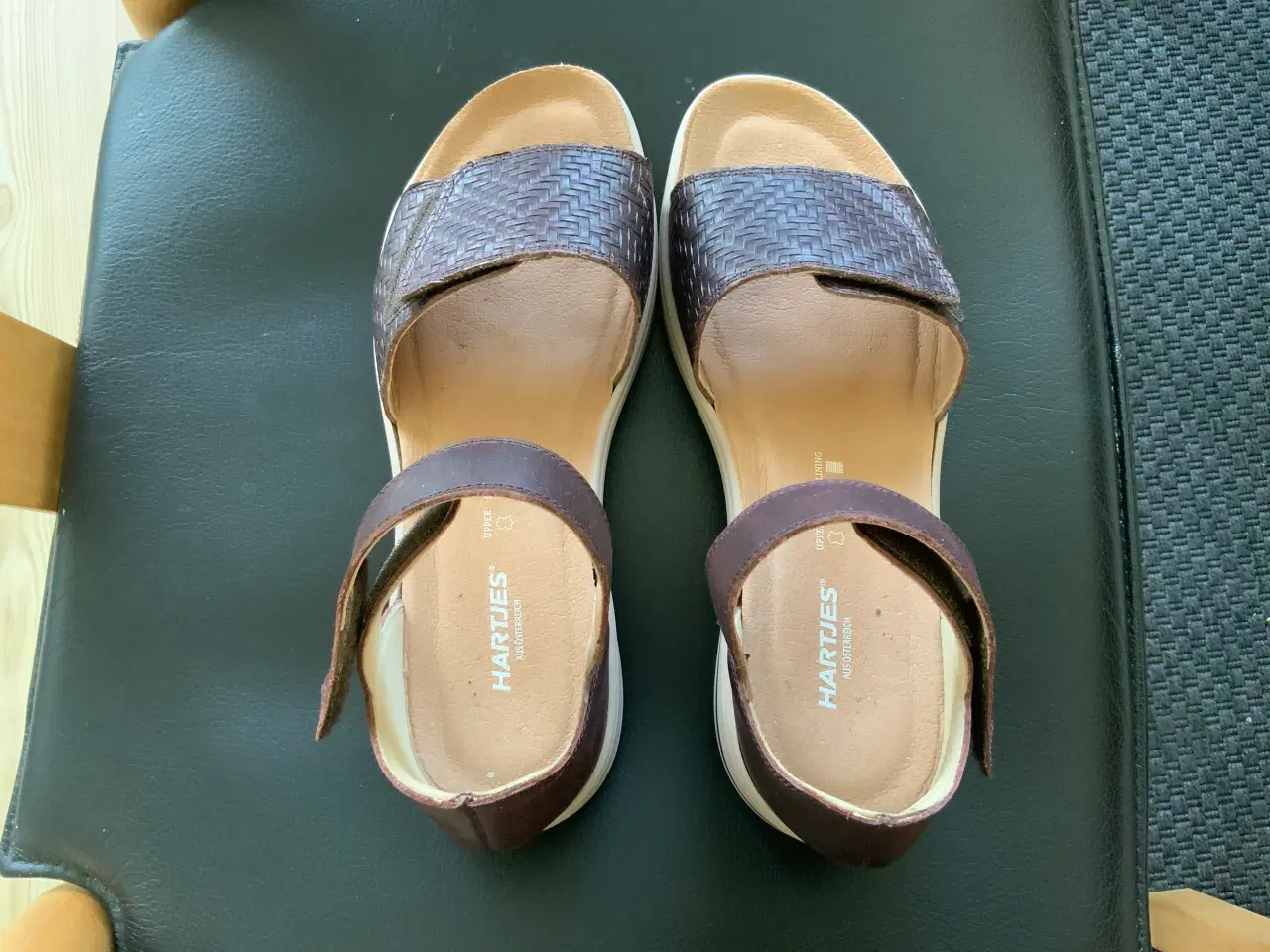 Billede 1 - Læder Sandaler str. 40