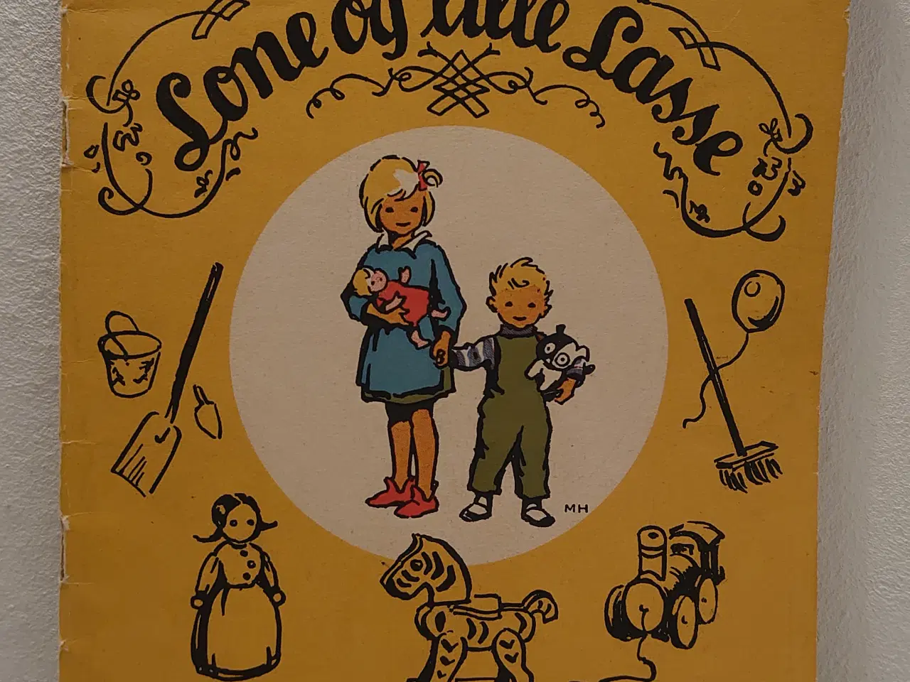 Billede 1 - Marie Hjuler:Lone og lille Lasse. 1.udg.1952.