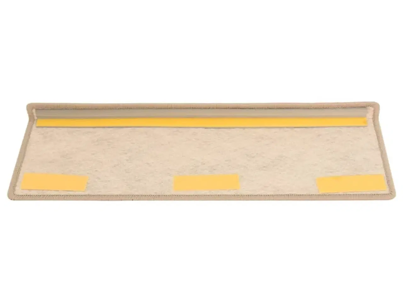 Billede 5 - Selvklæbende trappemåtter 15 stk. 65x21x4 cm sisal-look beige