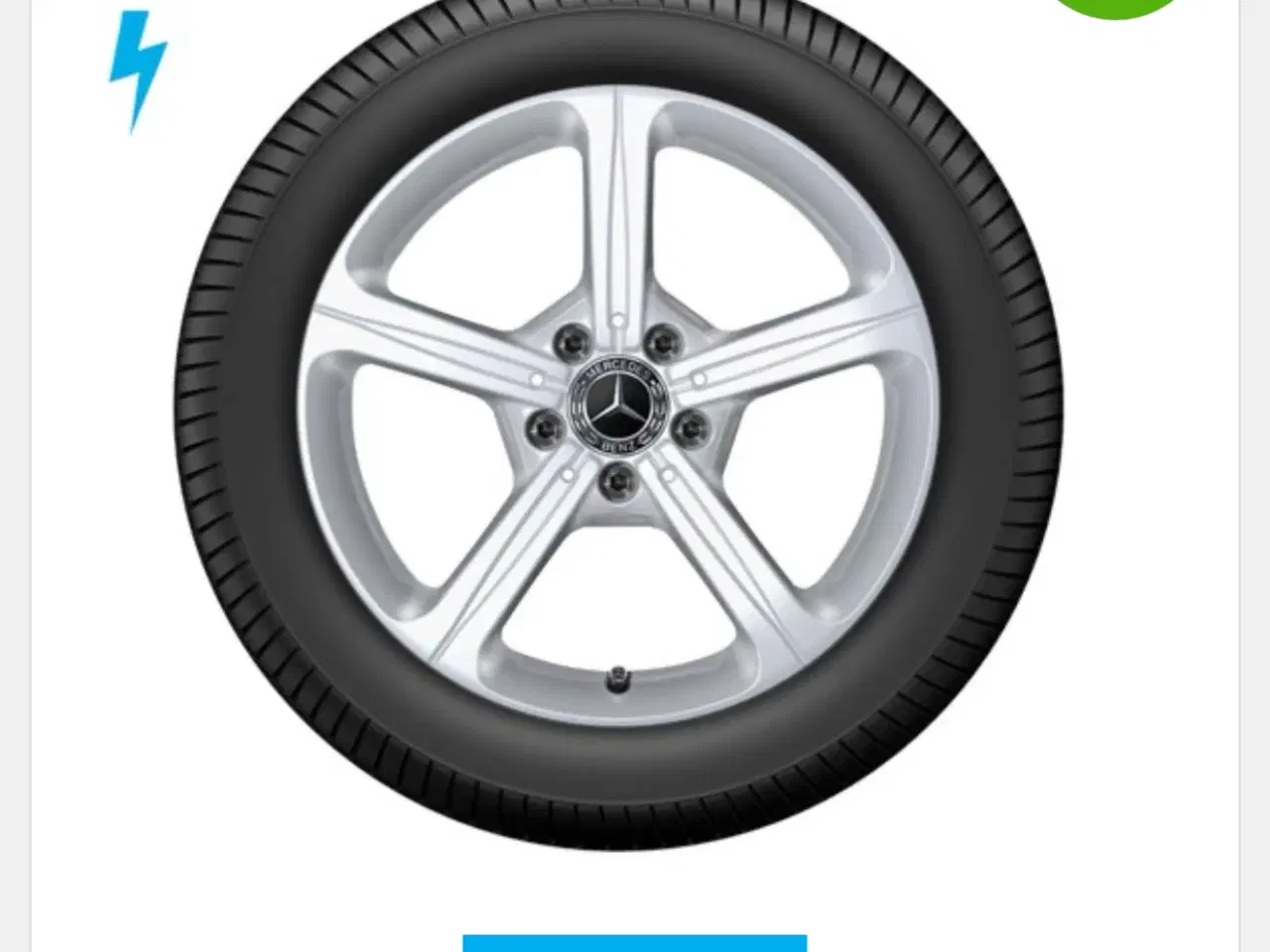 Billede 6 - 17” 5x112 Originale Mercedes alufælge med Bridgest