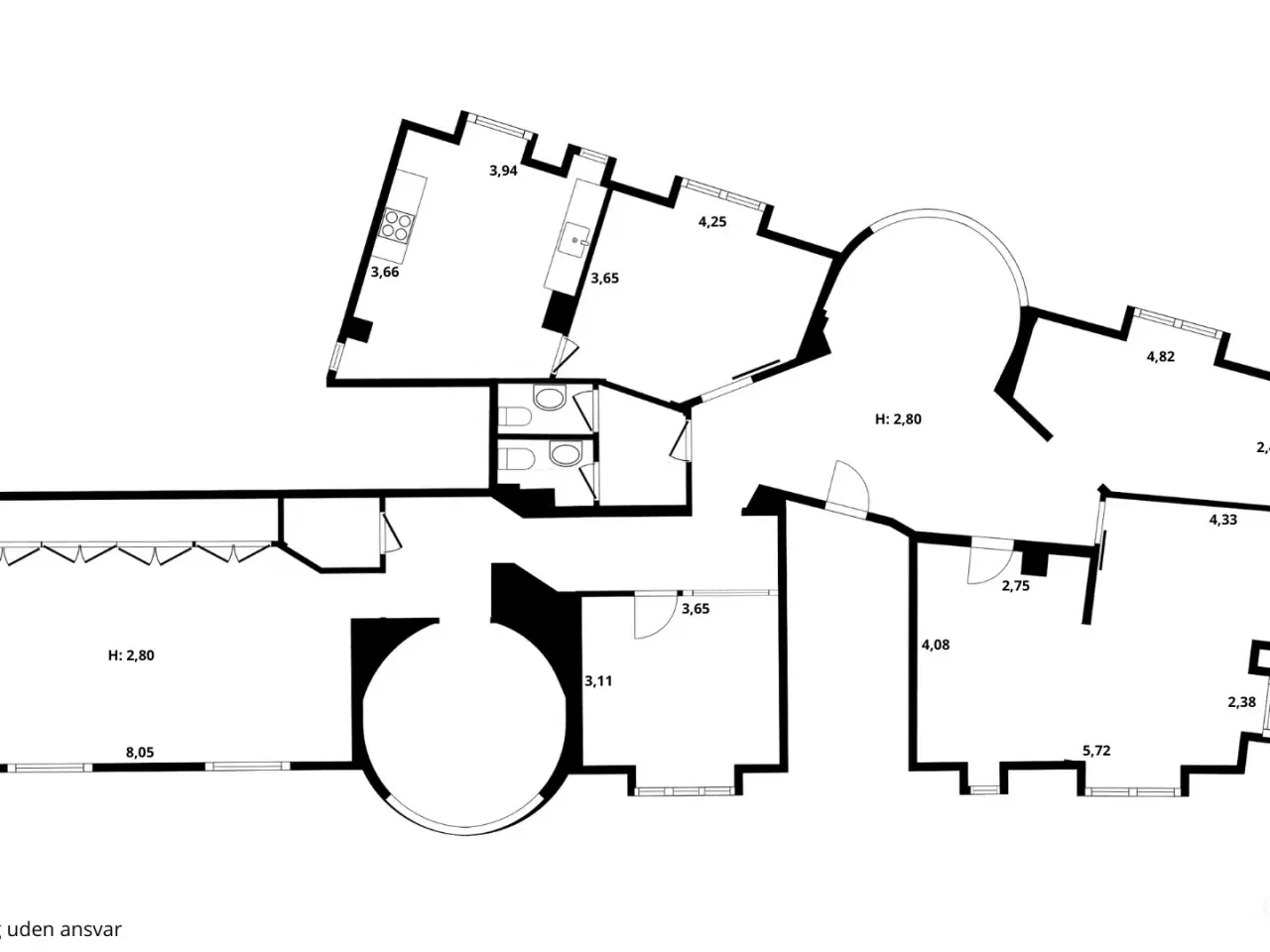 Billede 15 - Centralt beliggende lejemål på Frederiksberg - med masser af lysindfald