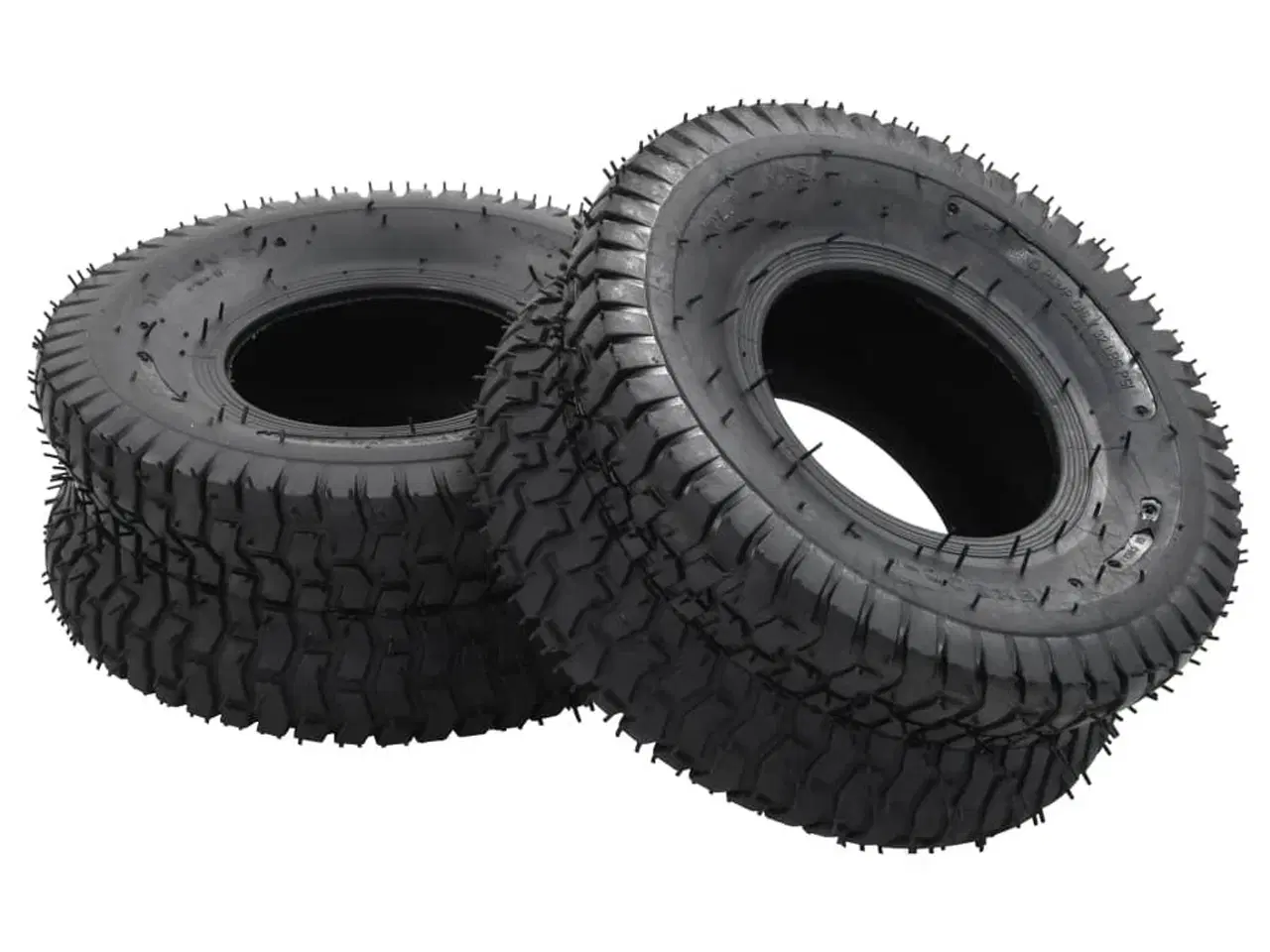 Billede 1 - Trillebørsdæk 2 stk. 15 x 6.00-6 4PR gummi