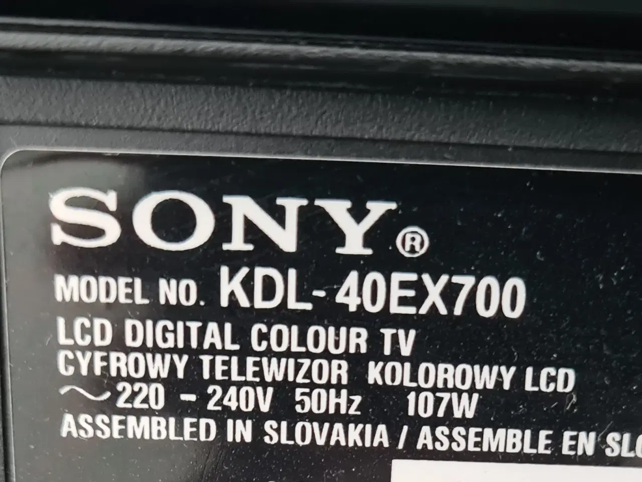 Billede 3 - Fjernsyn SONY Bravia