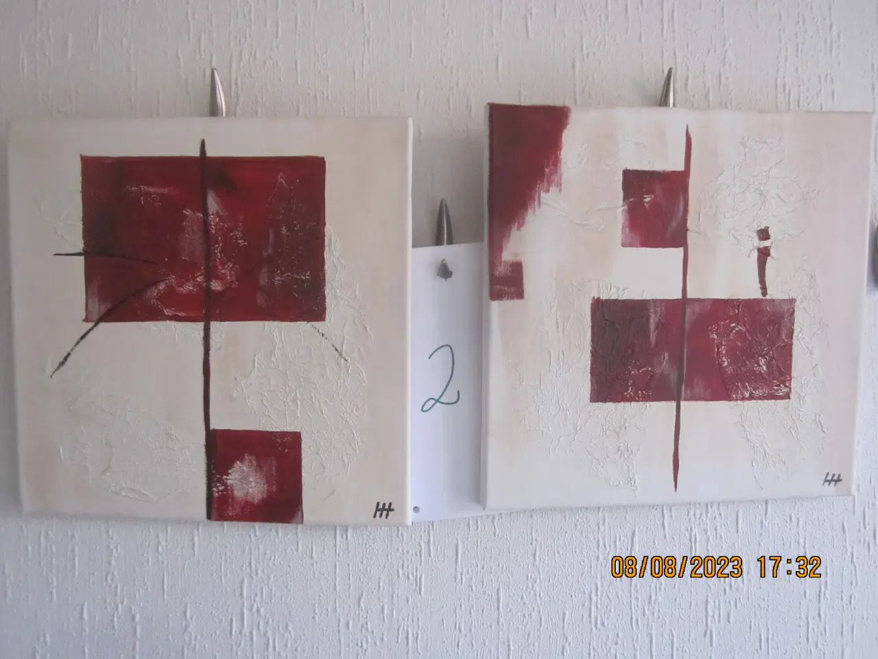Billede 3 - Akrylbilleder Abstrakt,
