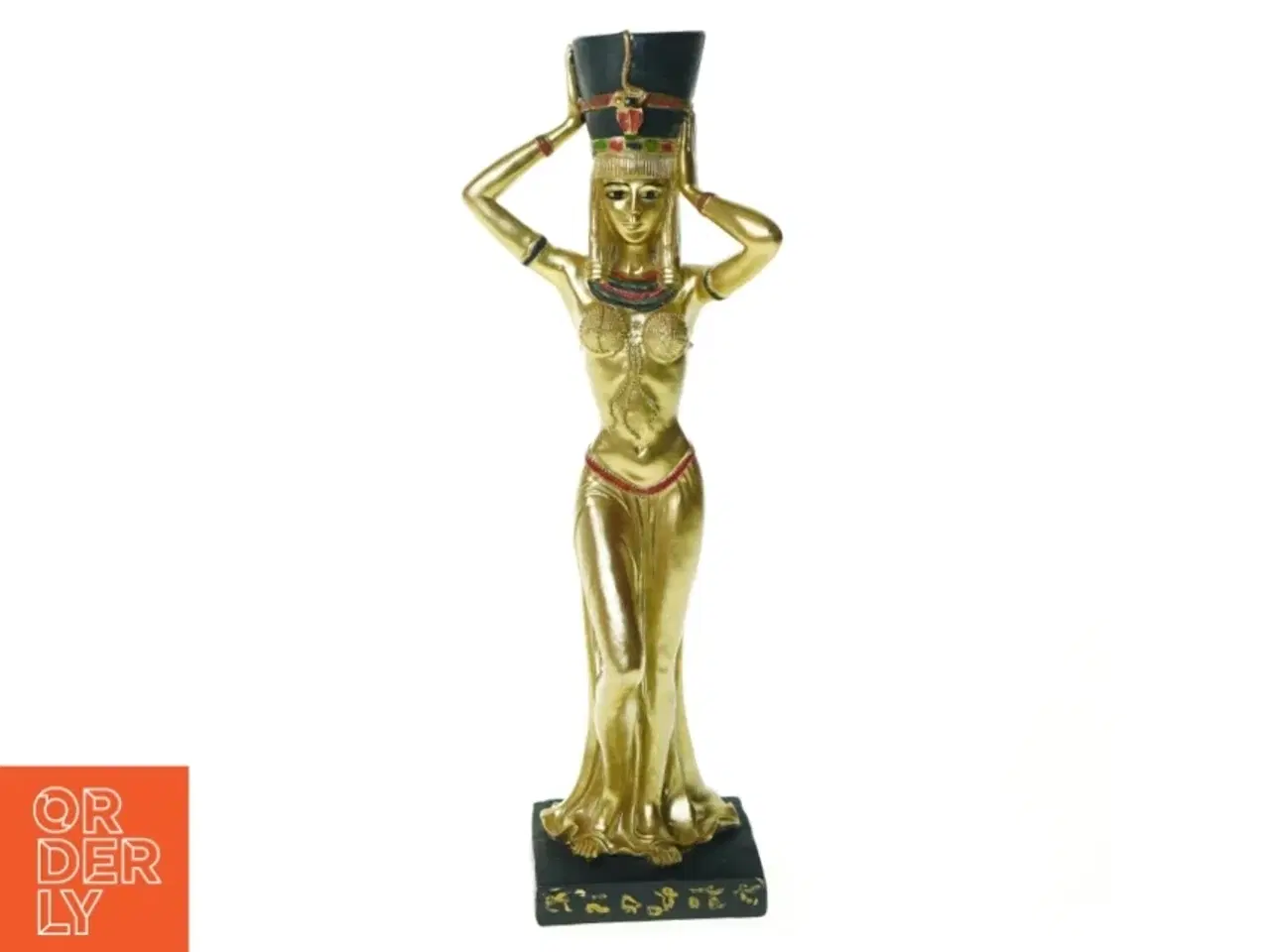 Billede 1 - Egyptisk figur (str. 25 x 7 cm)