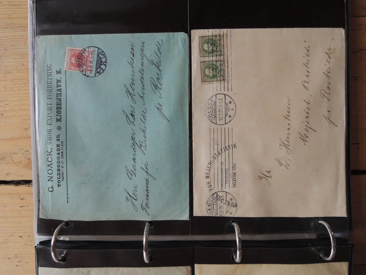 Billede 3 - 8 gamle kuverter og et postkort