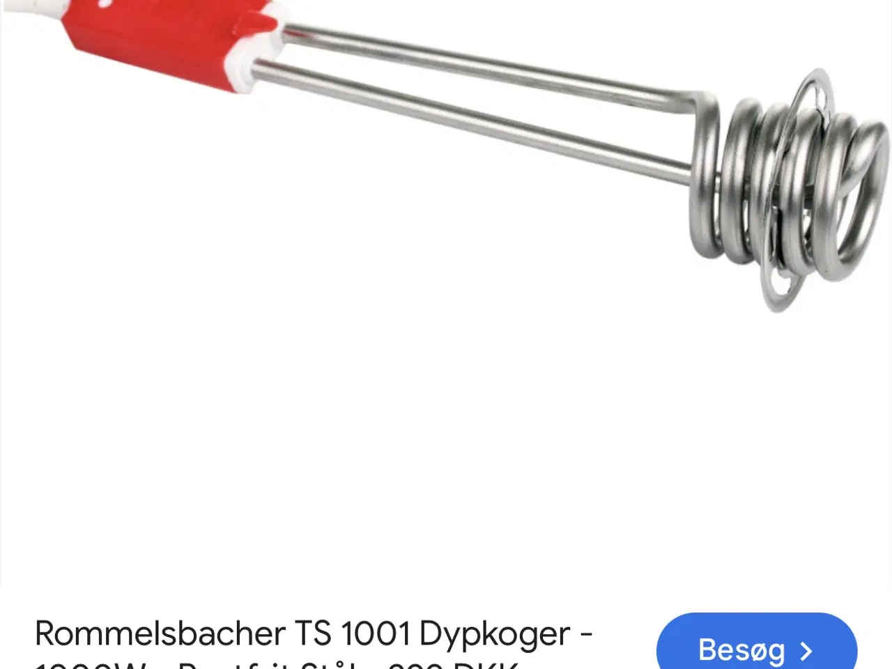 Billede 3 - Dypkoger 1000w med rustfristål kande