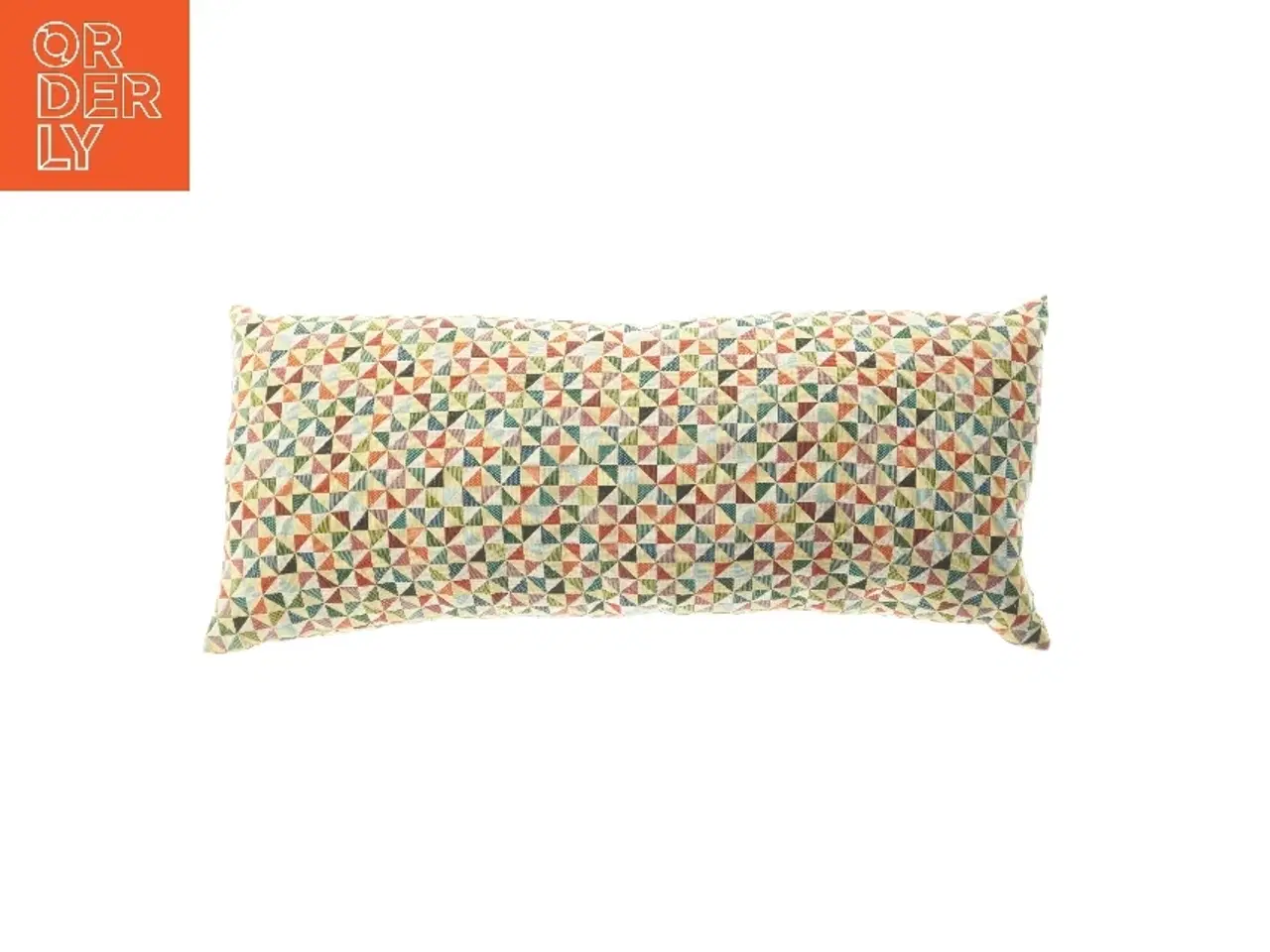Billede 1 - Pude med geometrisk mønster (str. 66x29 cm)