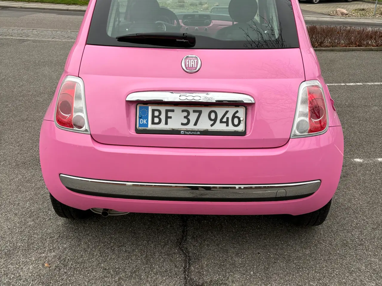 Billede 2 - Fiat 500 1,2 lyserød 2010 