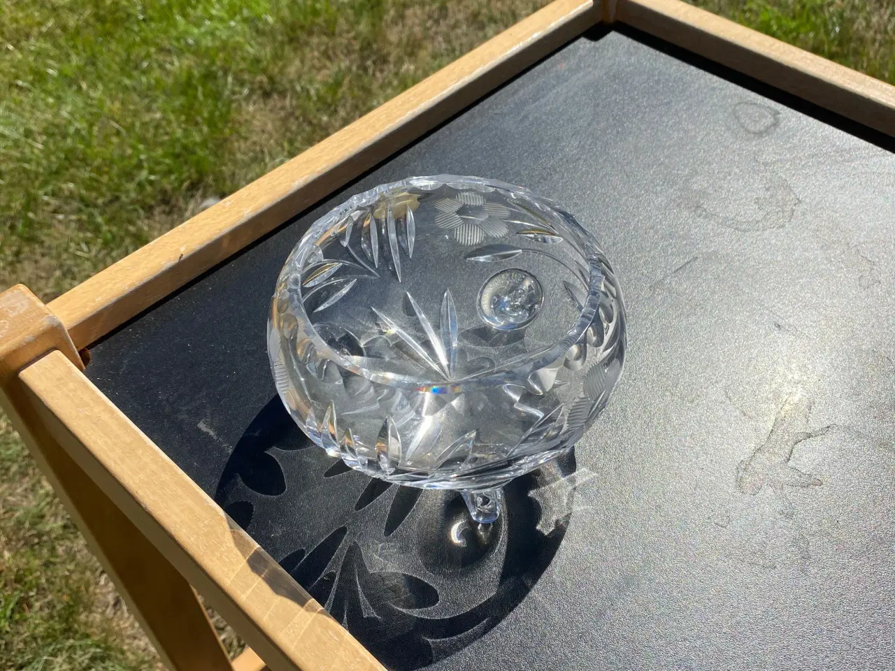Billede 1 - Lille krystal skål