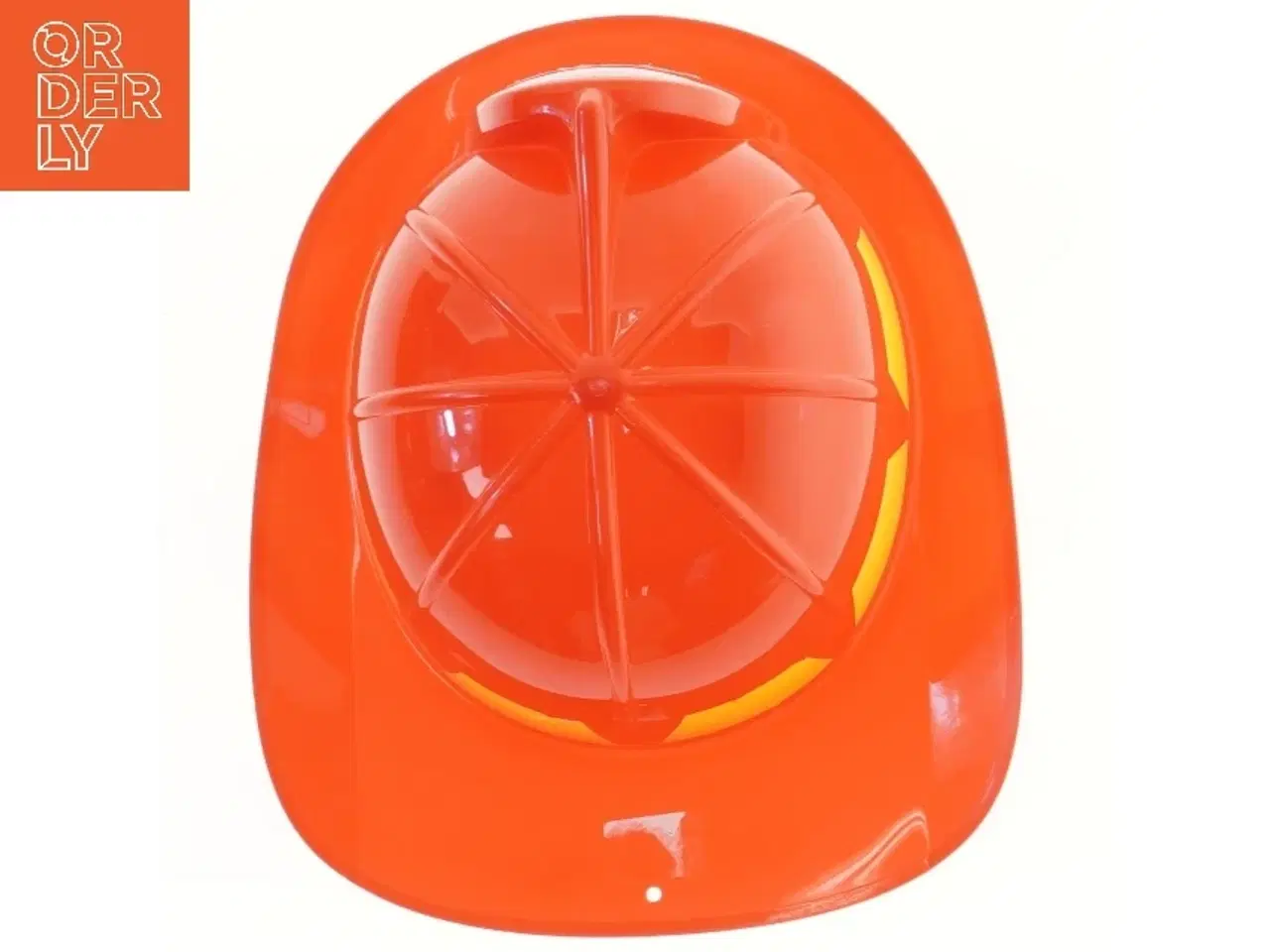 Billede 2 - Rødt legetøjsbrandmandshjelm (str. Ø 18 cm)