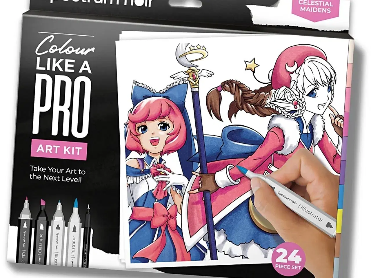 Billede 1 - Adventures in Colouring: Himmelske Jomfruer, 1 pk