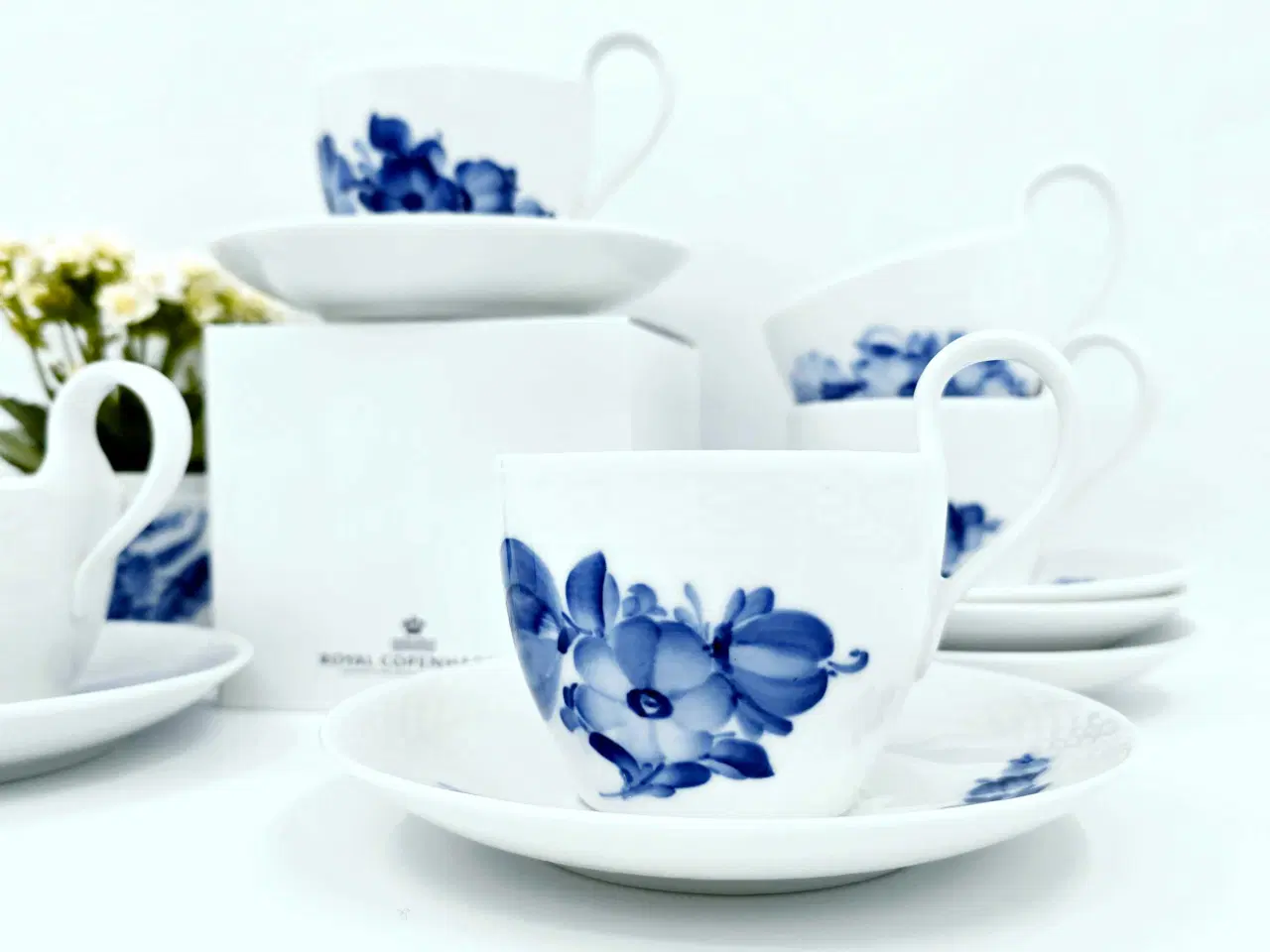 Billede 5 - Blå Blomst Højhankskop & Underkop 