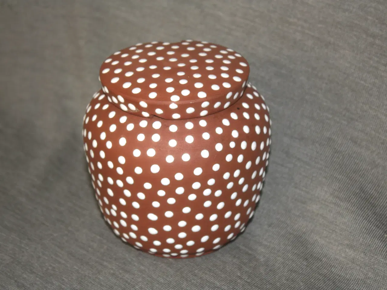 Billede 2 - Zeuthen keramik marmelade krukke højde 11 cm