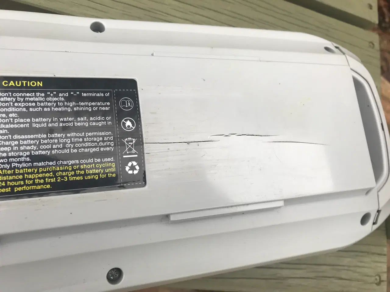 Billede 3 - Defekt Elcykel Batteri Phylion DC 37V, 13Ah, 481Wh