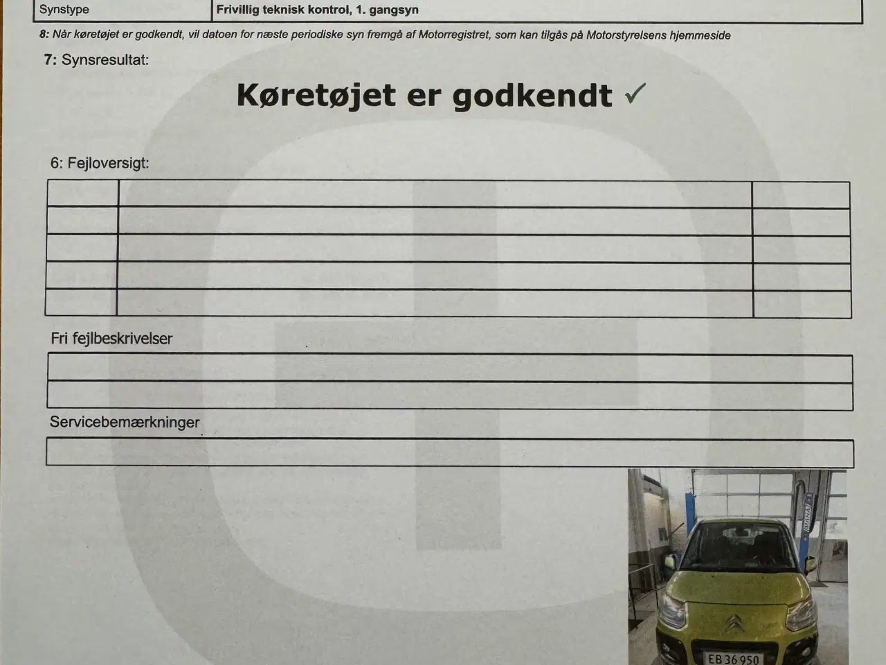 Billede 17 - Citroen C3 Picasso 1.4 Nysyn Meget Pæn Velholdt