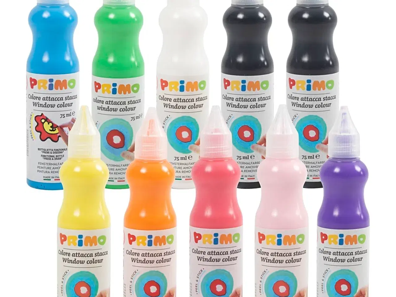 Billede 1 - Vinduesmaling i Ass. Farver - 10x75ml Kvalitet