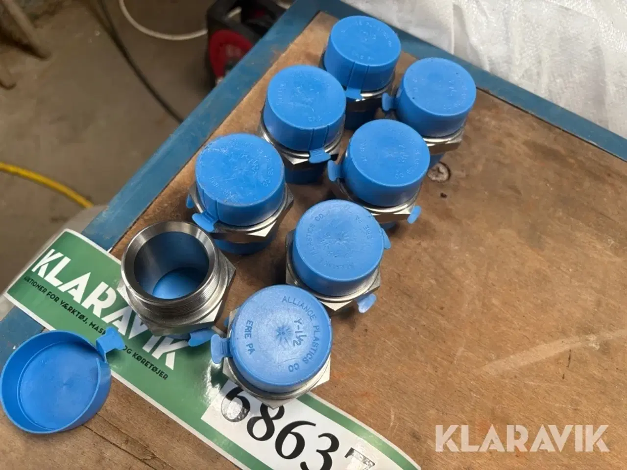 Billede 2 - 1 1/2” bryst nippel svær - 8 styks