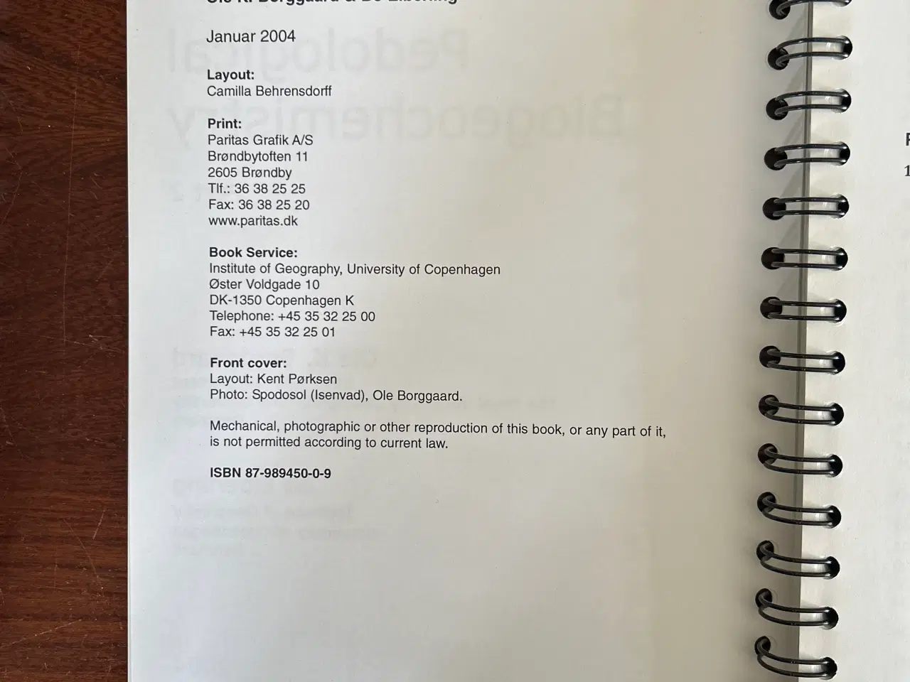 Billede 3 - Pedological Biogeochemistry