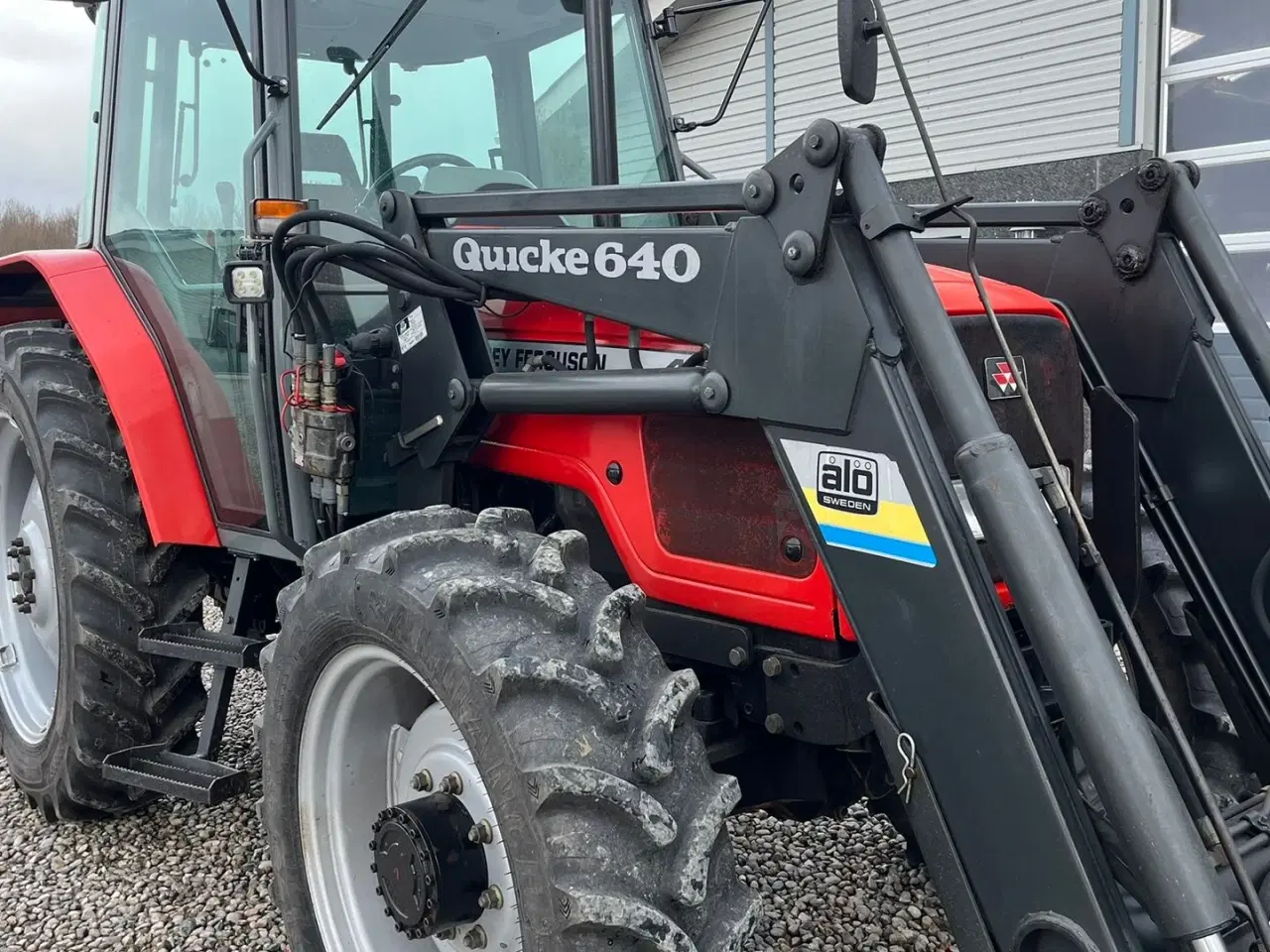 Billede 14 - Massey Ferguson 4255 Meget velholdt traktor med Quicke 640 frontlæsser