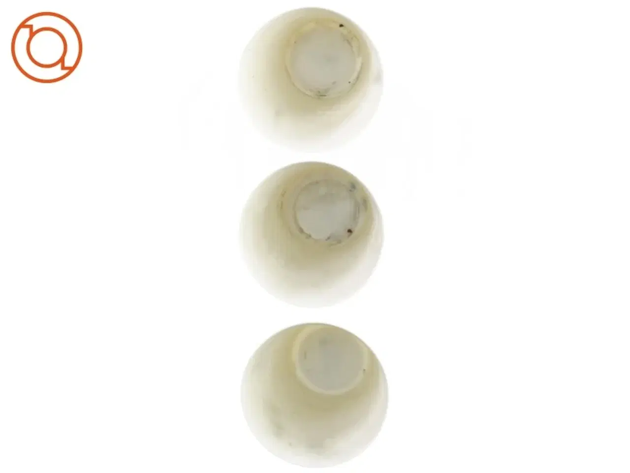 Billede 2 - Porcelæns kopper til fyrfadslys (str. 8 cm)