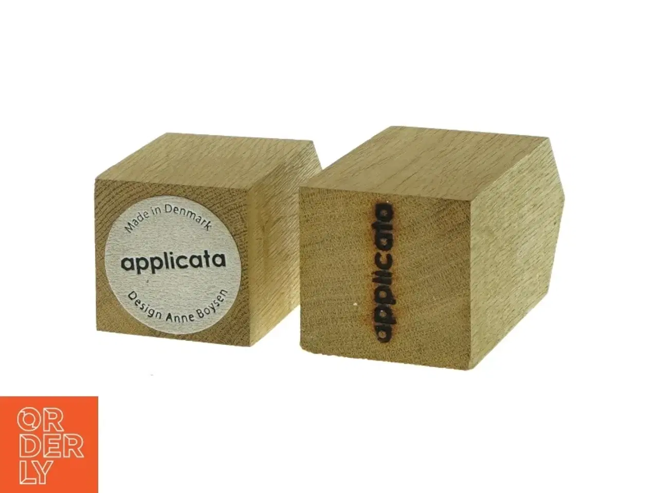 Billede 4 - Applicata træhuse (str. 7x7x16 og 7x7x13cm)