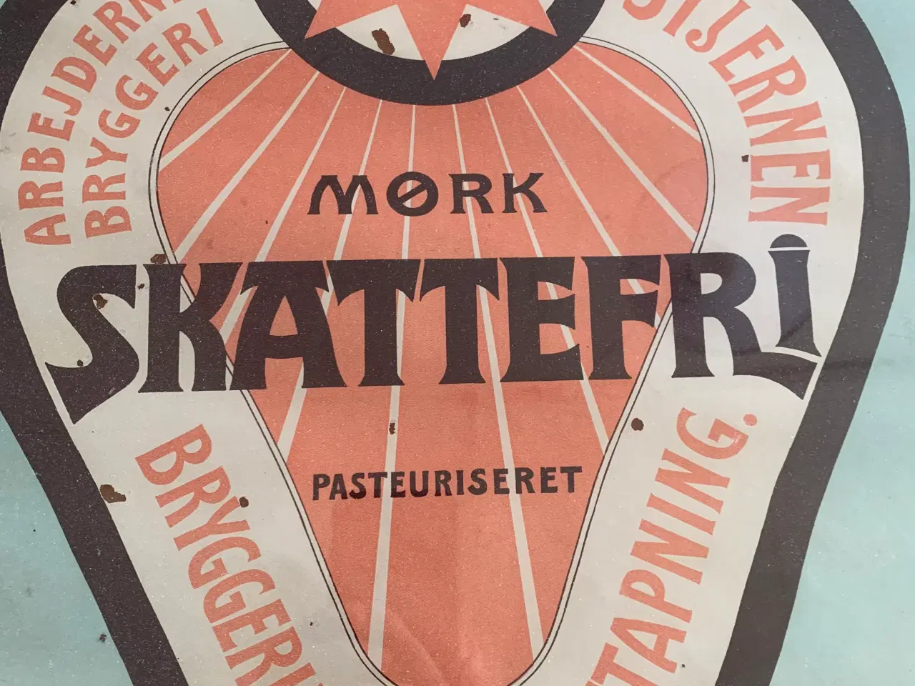 Billede 2 - Plakat fra bryggeriet Stjernen. Indrammet.