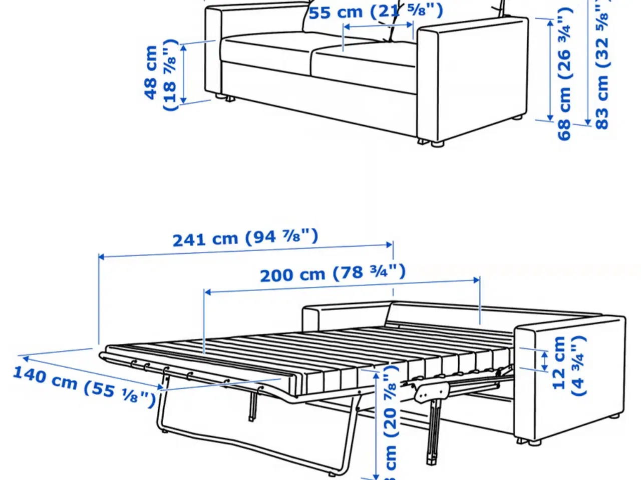 Billede 5 - Ikea vimle sovesofa