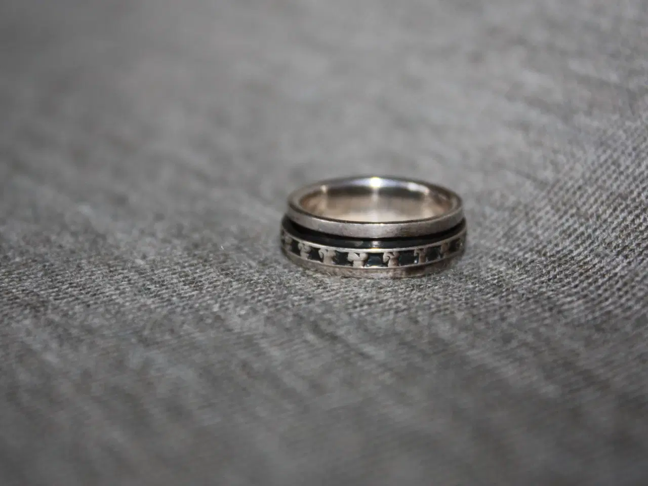 Billede 6 - Stressring i sølv fra Tunisia str. 16,5