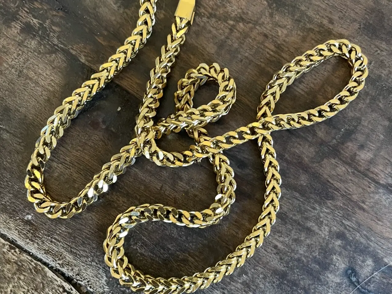 Billede 3 - 5mm 14kt goldfilled Franco kæde