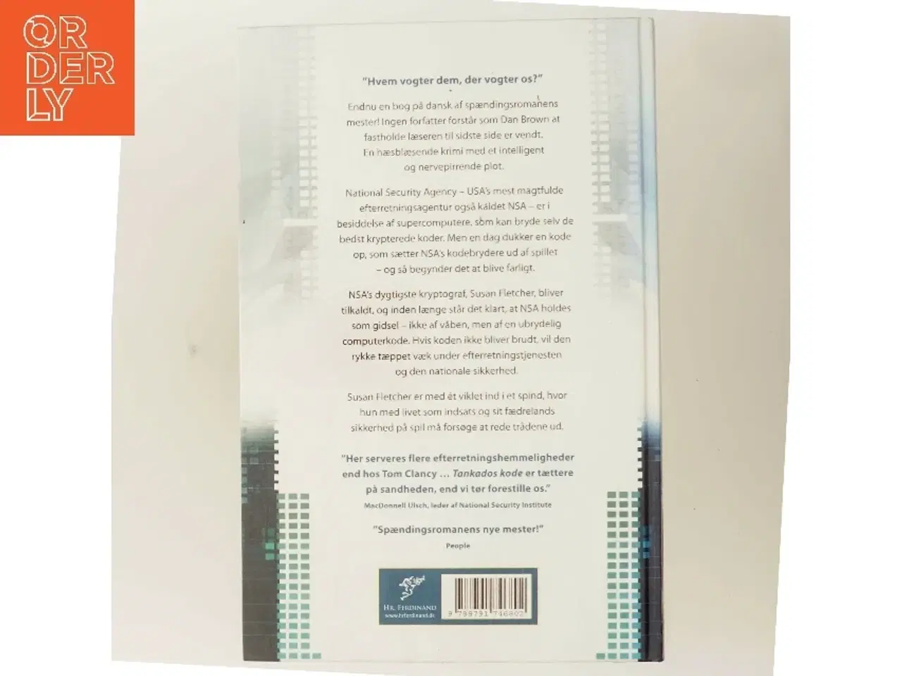 Billede 3 - Tankados Kode af Dan Brown (Bog)