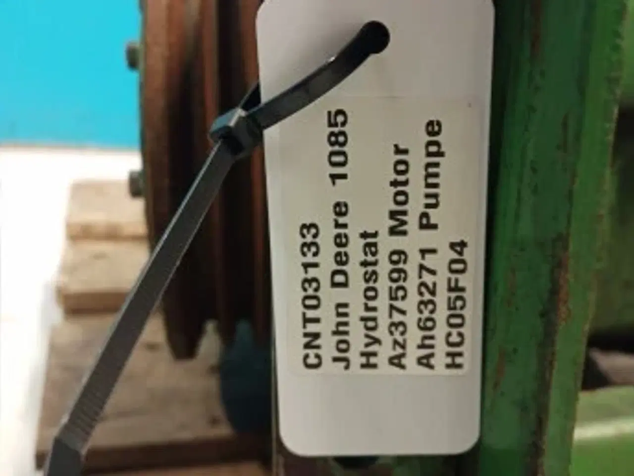 Billede 5 - John Deere 1085 Hydrostat system